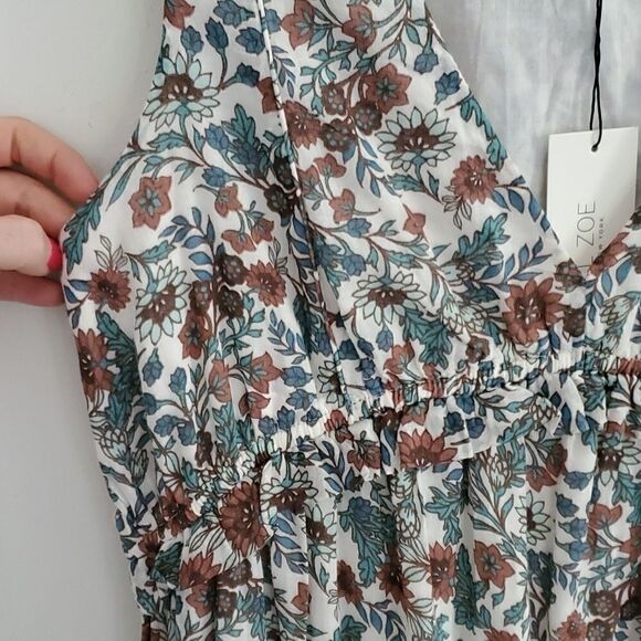 Rachel Zoe Floral Cotton Maxi Dress - Picture 9 of 16